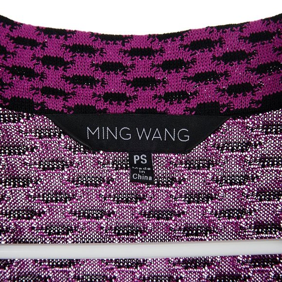 Ming Wang Knit Sweater Cardigan Jacket Women's Petite Small - Picture 3 of 6